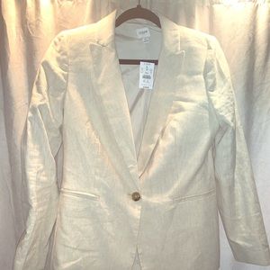 NWT JCREW Linen Blazer